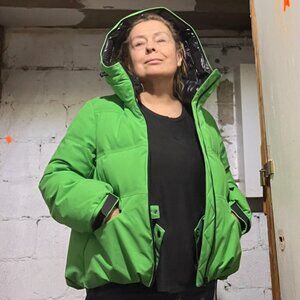 Water Repellent Puffer Coat Ski